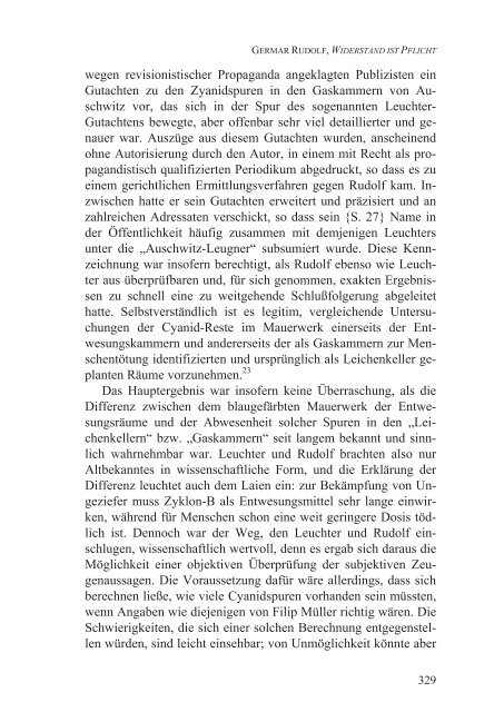 Germar Rudolf, Widerstand ist Pflicht (2012; PDF-Datei