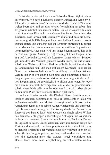 Germar Rudolf, Widerstand ist Pflicht (2012; PDF-Datei