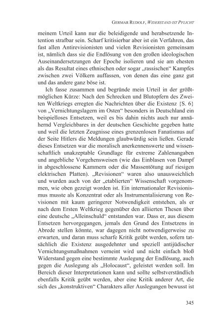 Germar Rudolf, Widerstand ist Pflicht (2012; PDF-Datei