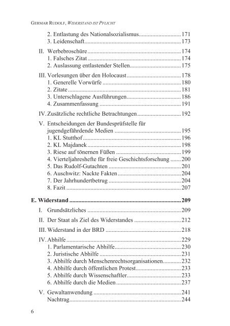 Germar Rudolf, Widerstand ist Pflicht (2012; PDF-Datei