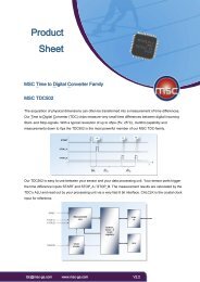 Data sheet TDC502 - MSC Vertriebs GmbH