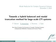 Towards a hybrid balanced and modal truncation method for large ...