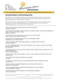 Hochzeitszitate & Hochzeitssprüche