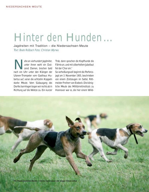 Geschichte der Niedersachsenmeute, Heritage 2005 (PDF)