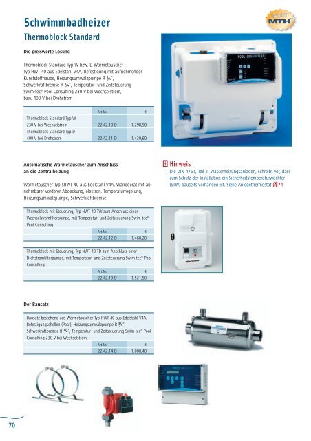 Schwimmbadheizer