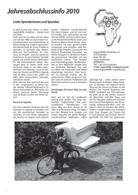 BiTSLicht Hochschulmagazin Ausgabe 07 - Jugendhilfe Ostafrika