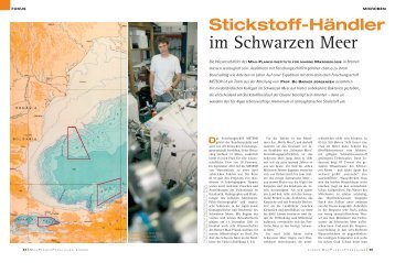 im Schwarzen Meer - Max-Planck-Institut für Marine Mikrobiologie