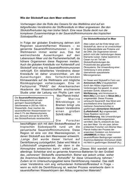 Lam PNAS PM 090302 - Max-Planck-Institut für Marine Mikrobiologie