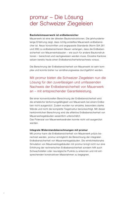 Broschüre promur (PDF) - Keller AG Ziegeleien