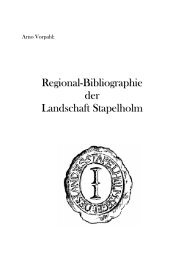 Regional-Bibliographie der Landschaft Stapelholm - FÃ¶rderverein ...