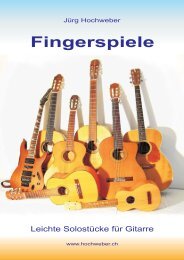 Fingerspiele - Jürg Hochweber