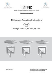 Fitting and Operating Instructions GB - MPK