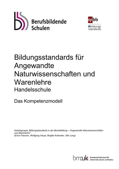 Angewandte Naturwissenschaften und Warenlehre HAS