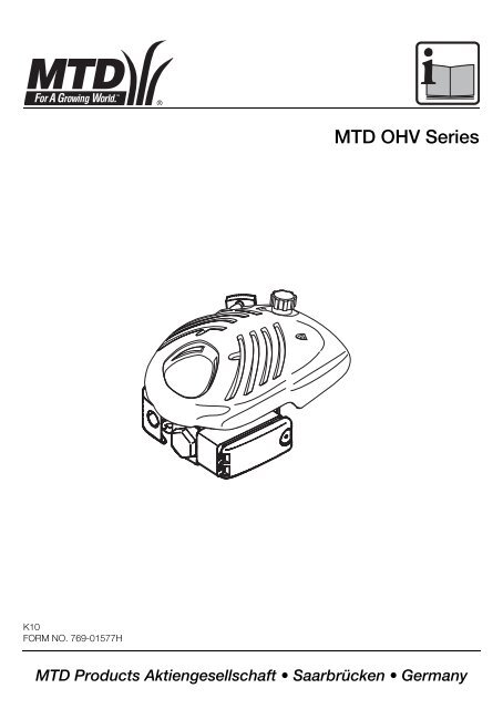 MTD OHV Series - MTD Europe