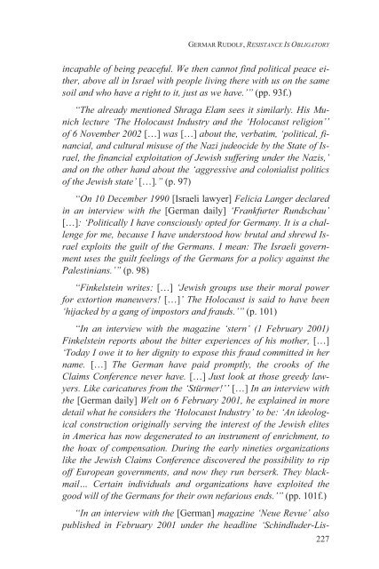 Germar Rudolf, Resistance Is Obligatory (2012; PDF-Datei