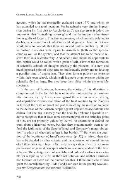 Germar Rudolf, Resistance Is Obligatory (2012; PDF-Datei