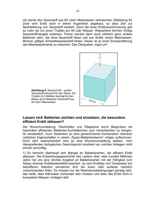 Abbau von Erdöl  durch Bakterien - Max-Planck-Institut für Marine ...