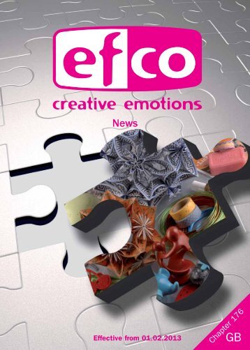 News Spring 2013 - Efco Creative Emotions