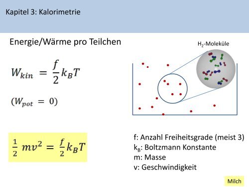 Zustandsgleichung: Isochore Zustandsänderung (V = const) Ideales ...