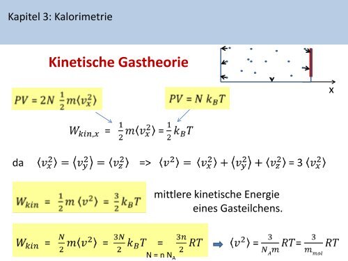 Zustandsgleichung: Isochore Zustandsänderung (V = const) Ideales ...