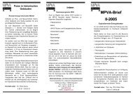 MPVA-Brief II-2005 - Materialprüfungs- und Versuchsanstalt ...