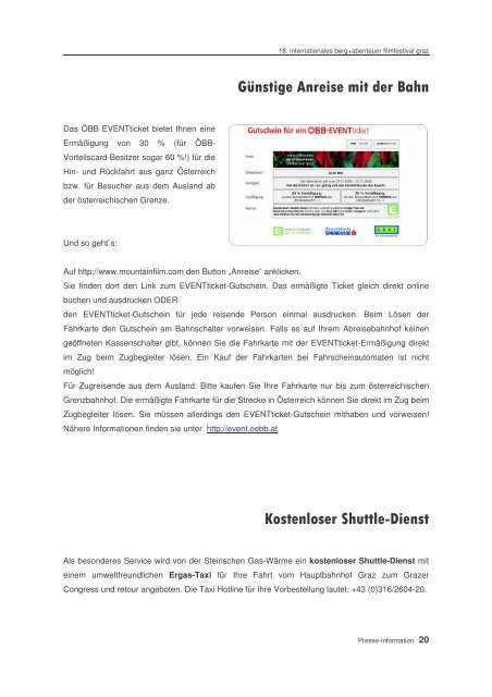 Presseinformationen 2006 PDF Dokument - Internationales Berg ...