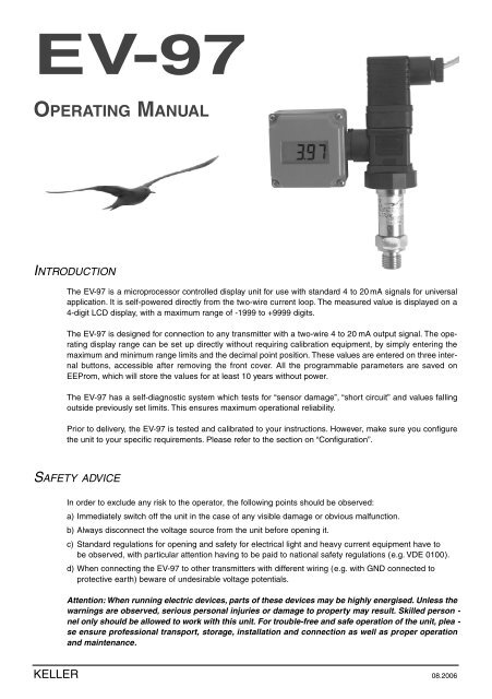 EV-97 englisch - Keller AG