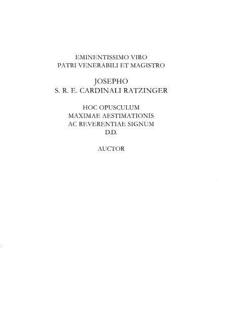 The Bugnini-Liturgy and the Reform of the Reform - MusicaSacra