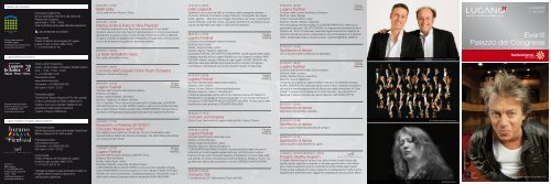 Eventi Palazzo dei Congressi - Lugano