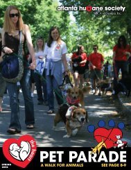special thanks to our sponsors! - Atlanta Humane Society