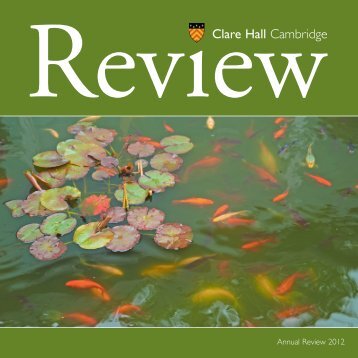 current issue - Clare Hall - University of Cambridge