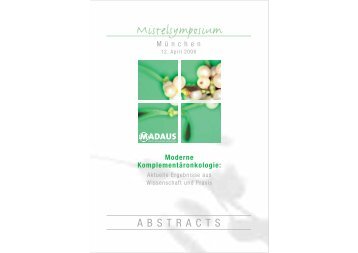 Mistelsymposium - Madaus