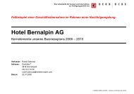 Hotel Bernalpin AG - BEKB