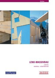 Leno-Massivbau: Lenotec- Material und Konstruktion