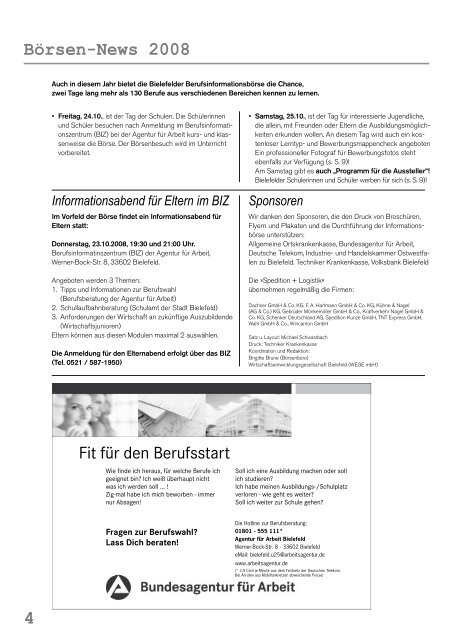 BIB Brosch 2008 - BIB Bielefeld