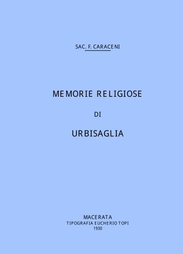 Memorie religiose di Urbisaglia - Missale Romanum