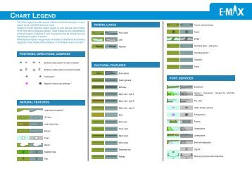 C-eMap chart legend - C-MAP by Jeppesen