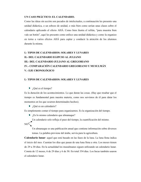 EL EFECTO AHÁ! COMO HERRAMIENTA ... - CEP Azahar