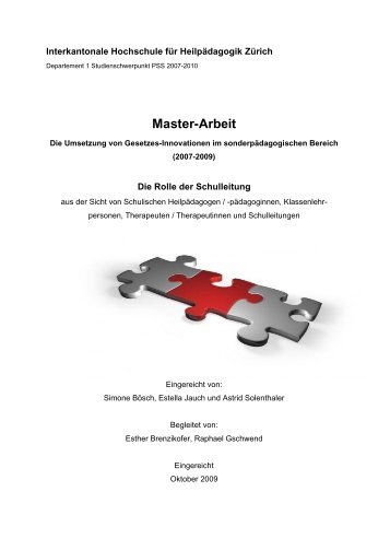 Master-Arbeit - BSCW