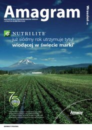 już siódmy rok utrzymuje tytuł wiodącej w świecie marki* - Amway Wiki