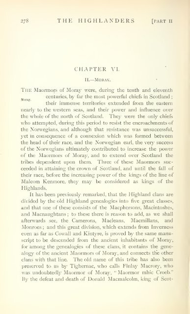 The Highlanders of Scotland - Clan Strachan Society