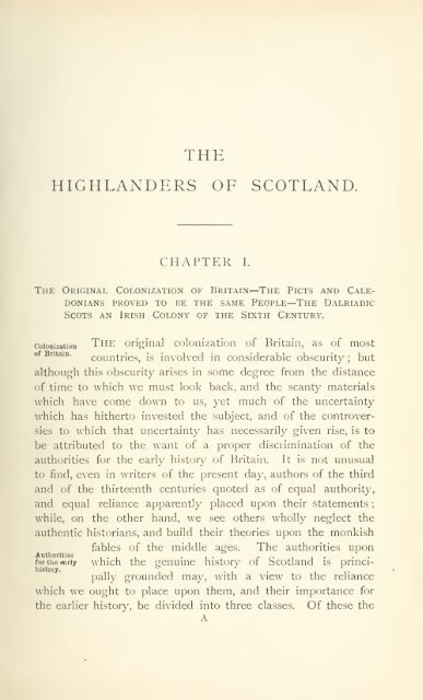 The Highlanders of Scotland - Clan Strachan Society