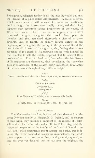 The Highlanders of Scotland - Clan Strachan Society