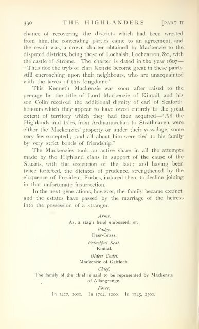 The Highlanders of Scotland - Clan Strachan Society