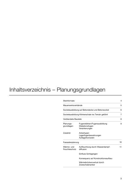 Broschüre Planungsgrundlagen (PDF) - Keller AG Ziegeleien