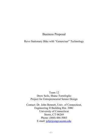 Business Proposal - University of Connecticut