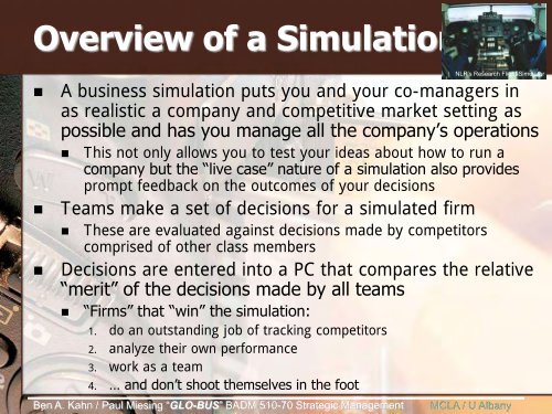 GLO-BUS: An Online Simulation for Developing Winning ... - COPLAC