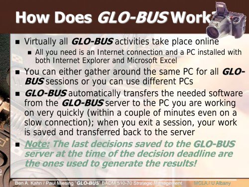 GLO-BUS: An Online Simulation for Developing Winning ... - COPLAC
