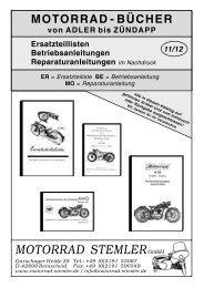 Reprints / Motorradbücher - Motorrad Stemler GmbH