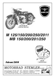 ADLER M- & MB-Modelle - Motorrad Stemler GmbH